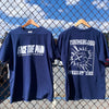 FACE THE PAIN Youngblood Straight Edge Shirt NAVY