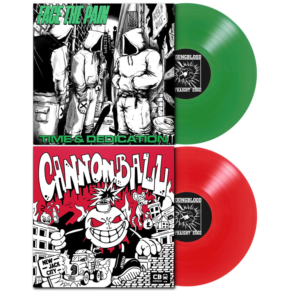PRE-ORDER PACKAGE Face The Pain LP and Cannonball LP BOTH OUT OF 200