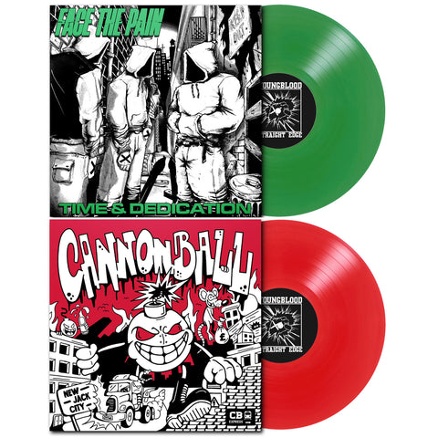PRE-ORDER PACKAGE Face The Pain LP and Cannonball LP BOTH OUT OF 200