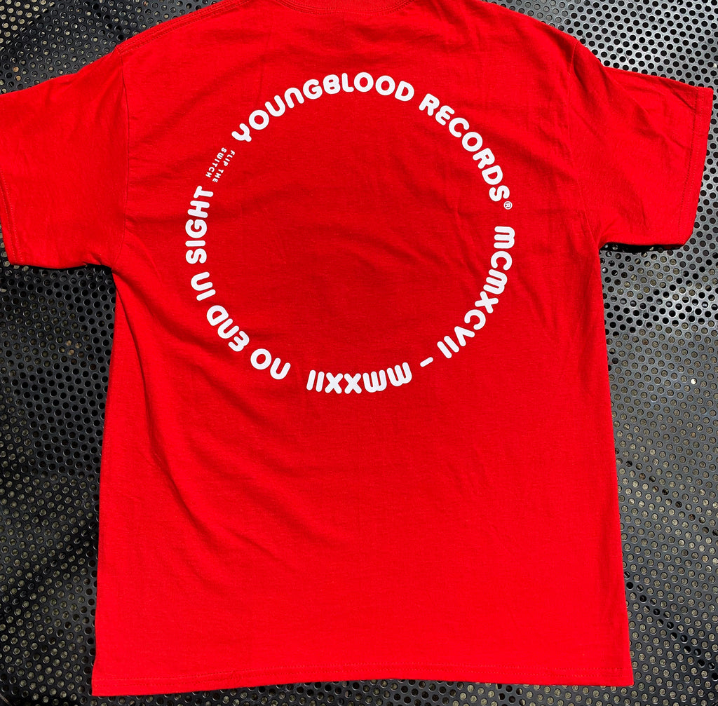 Youngblood Records "No End" Shirt RED