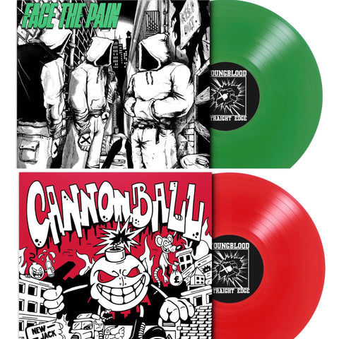 PRE-ORDER PACKAGE Face The Pain LP and Cannonball LP BOTH OUT OF 200