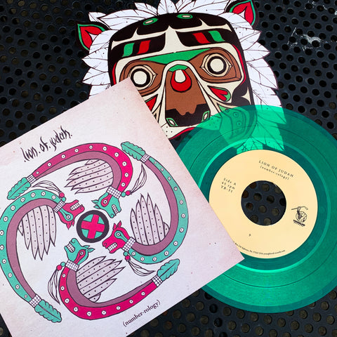 Vault Copy: Lion of Judah "Number-rology" 7" Green Vinyl