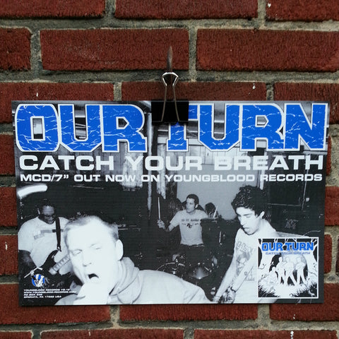 Our Turn "Catch Your Breath" Poster MINT DEADSTOCK
