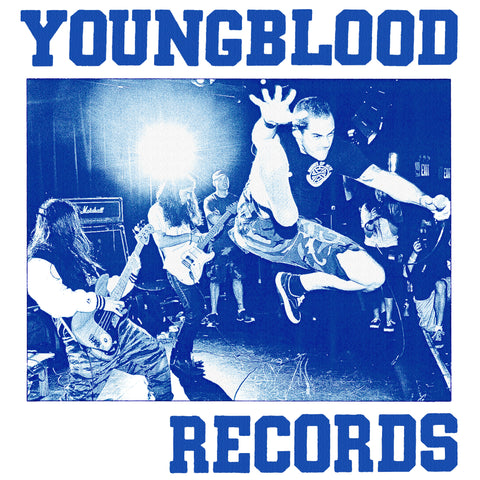 Youngblood "Live Pic" Gildan Hammer Shirt White w/ Blue Ink PRE-ORDER