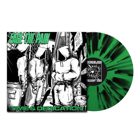 Face The Pain "Time & Dedication" LP OPAQUE GREEN W/ BLACK STREAKS PRE-ORDER