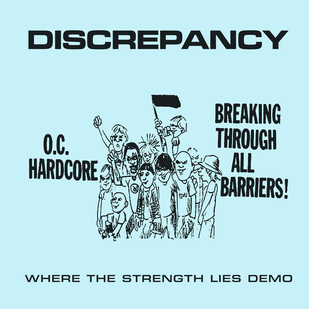 Vault Copy: Discrepancy "Where the Strength Lies Demo" 7" Blue Vinyl
