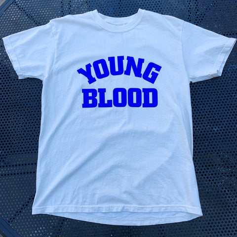 Youngblood "City Bold" IVORY w/ Blue Ink Comfort Colors Shirt