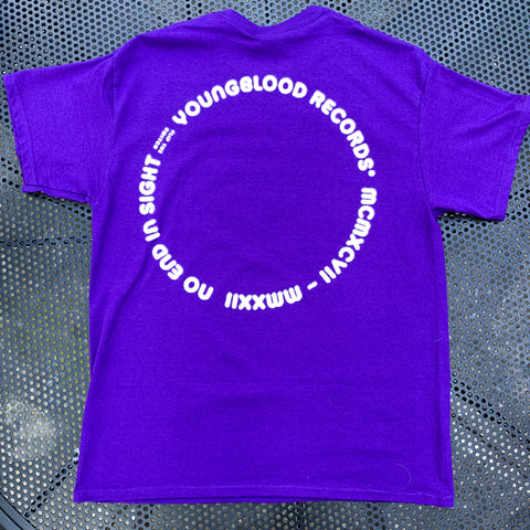 Youngblood Records "No End" Shirt Purple